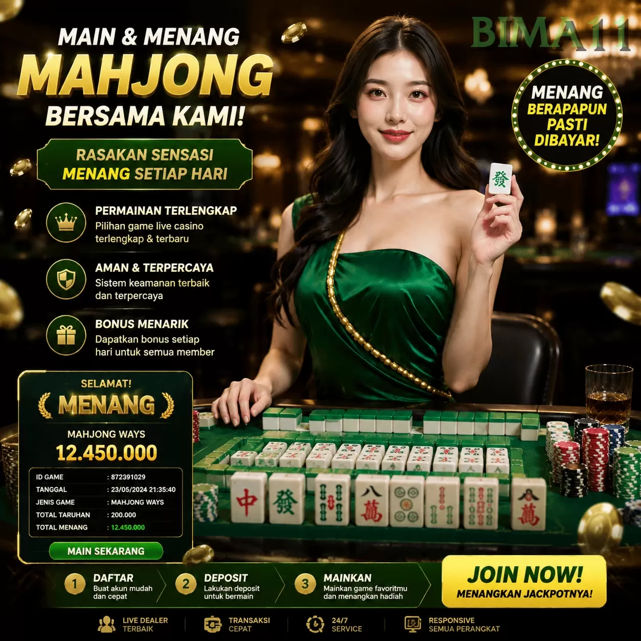 BONUS GARANSI KEKALAHAN SALDO KEMBALI 100_ promotion image